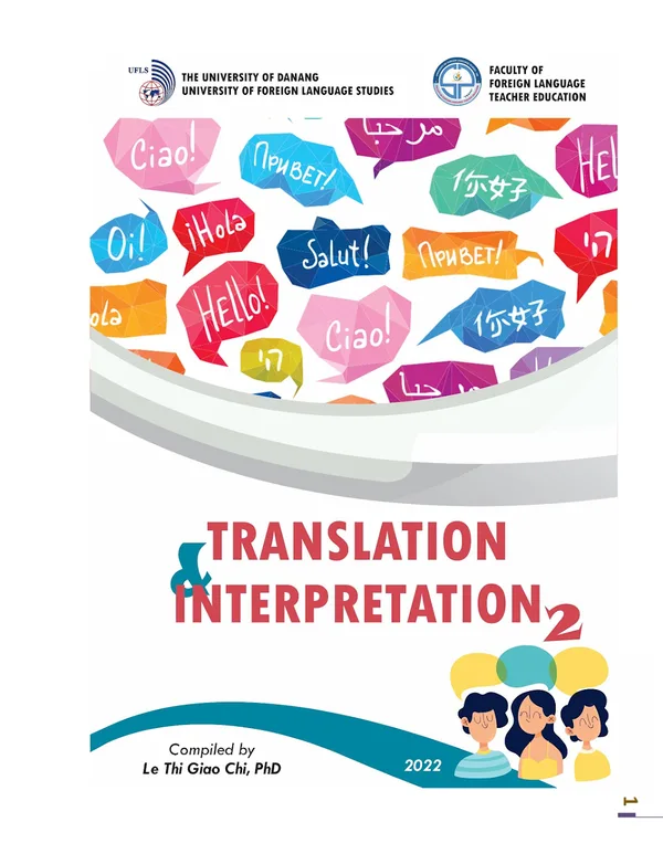 Giáo trình biên phiên dịch, translation intepretation 2, đại học Đà Nẵng