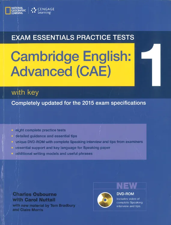 Exam Essentials: Cambridge Advanced Practice Tests 1 2015