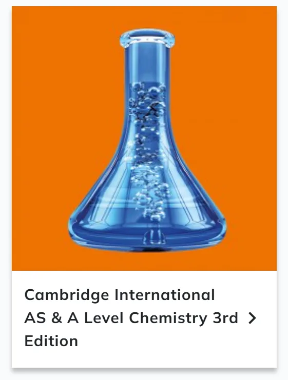 Cambridge International AS & A Level Chemistry 3rd edition Answers