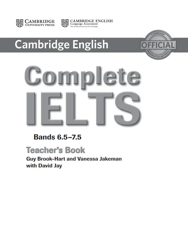 Complete Ielts Band 6.5-7.5 Teacher's Book (Bản đẹp)