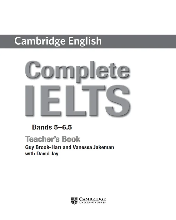 Complete Ielts Band 5-6.5 Teacher's Book (Bản đẹp)
